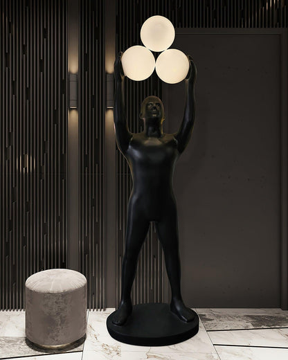 Enlightened Figure Sculptor Floor Lamp Floor lamp