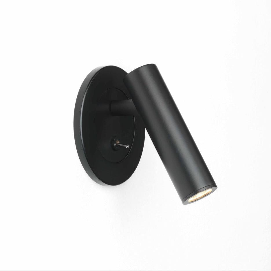 Reading Wall Lamp ∅ 3.1″ x H 4.3″ / Dia 8cm x H 11cm / Black / Warm Light Wall lamp