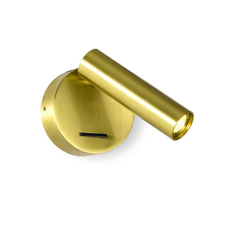 Reading LED Bedroom Wall Lamp ∅ 3.1″ x H 4.3″ / Dia 8cm x H 11cm / Copper / Warm Light Wall lamp