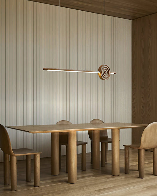 Erhu Wood Chandelier Chandelier
