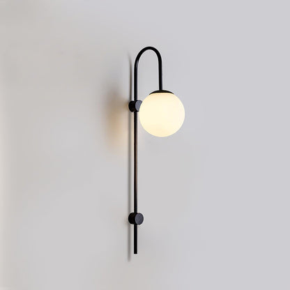 Erikson Sconce ∅ 5.9″ x H 27.6″ / Dia 15cm x H 70cm / Black Wall lamp