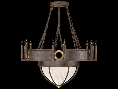 Fine Art Handcrafted Lighting Mirage 15-Light Chandelier in Bronze