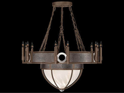 Fine Art Handcrafted Lighting Mirage 15-Light Chandelier in Bronze