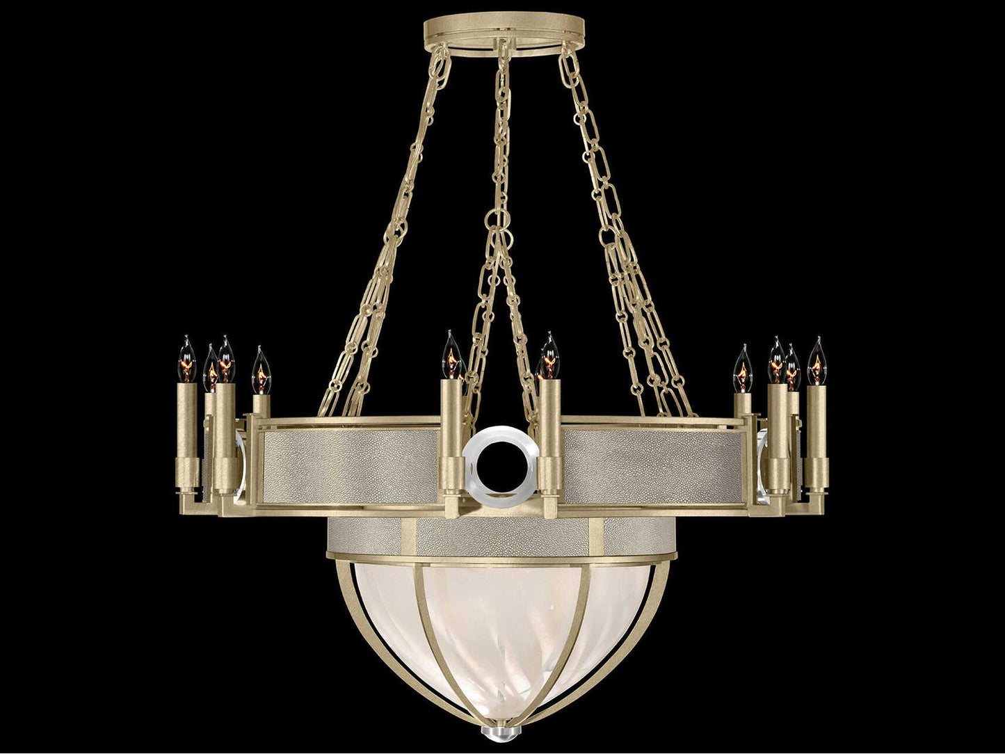Fine Art Handcrafted Lighting Mirage 15-Light Traditional Candelabra Chandelier