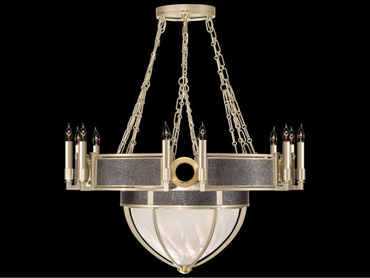 Fine Art Handcrafted Lighting Mirage 15-Light Champagne Gold Traditional Candelabra Chandelier