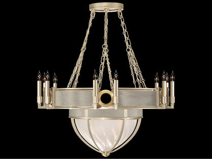 Fine Art Handcrafted Lighting Mirage 15-Light Champagne Gold Traditional Candelabra Chandelier