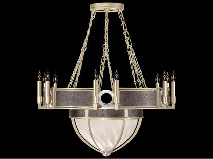 Fine Art Handcrafted Lighting Mirage 15-Light Champagne Gold Traditional Candelabra Chandelier