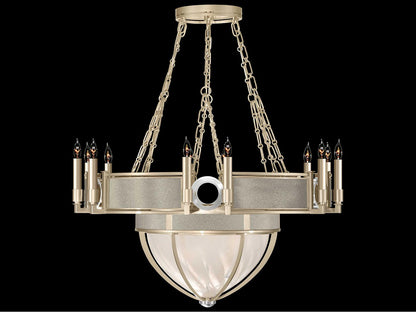 Fine Art Handcrafted Lighting Mirage 15-Light Champagne Gold Traditional Candelabra Chandelier
