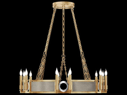 Fine Art Handcrafted Lighting Mirage 12-Light Traditional Candelabra Round Chandelier