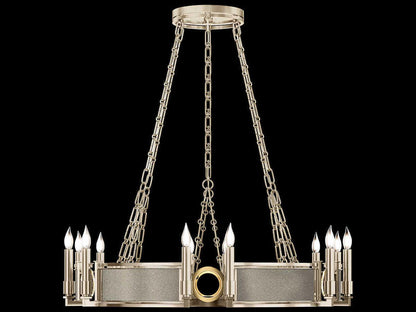 Fine Art Handcrafted Lighting 12-Light Mirage Chandelier in Champagne Gold