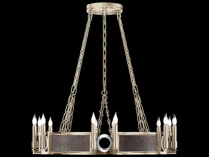 Fine Art Handcrafted Lighting 12-Light Mirage Chandelier in Champagne Gold
