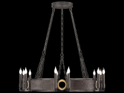 Fine Art Handcrafted Lighting Mirage 12-Light Traditional Candelabra Round Chandelier