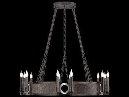 Fine Art Handcrafted Lighting Mirage 12-Light Traditional Candelabra Round Chandelier