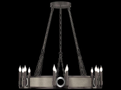 Fine Art Handcrafted Lighting Mirage 12-Light Traditional Candelabra Round Chandelier