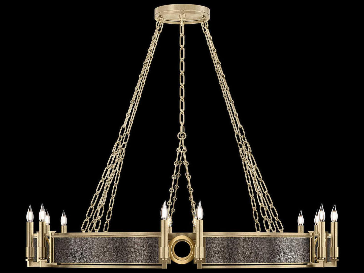 Fine Art Handcrafted Lighting 12-Light Mirage Traditional Candelabra Chandelier