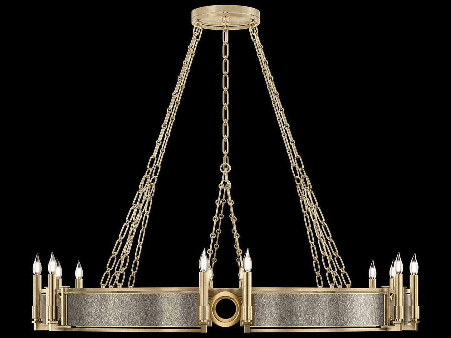 Fine Art Handcrafted Lighting 12-Light Mirage Traditional Candelabra Chandelier