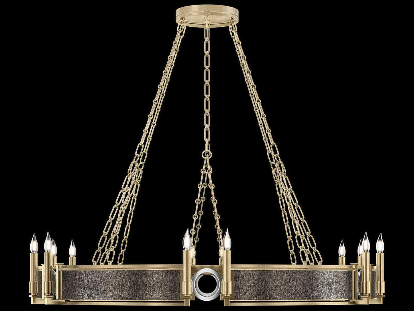 Fine Art Handcrafted Lighting 12-Light Mirage Traditional Candelabra Chandelier