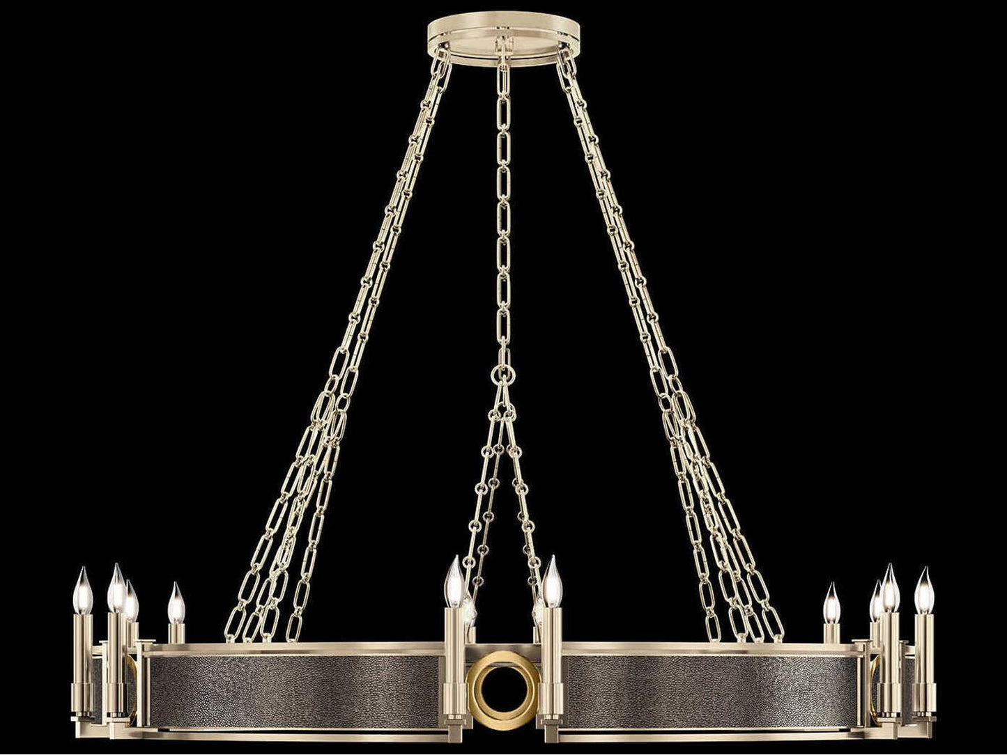 Fine Art Handcrafted Lighting Mirage 12-Light Traditional Candelabra Chandelier