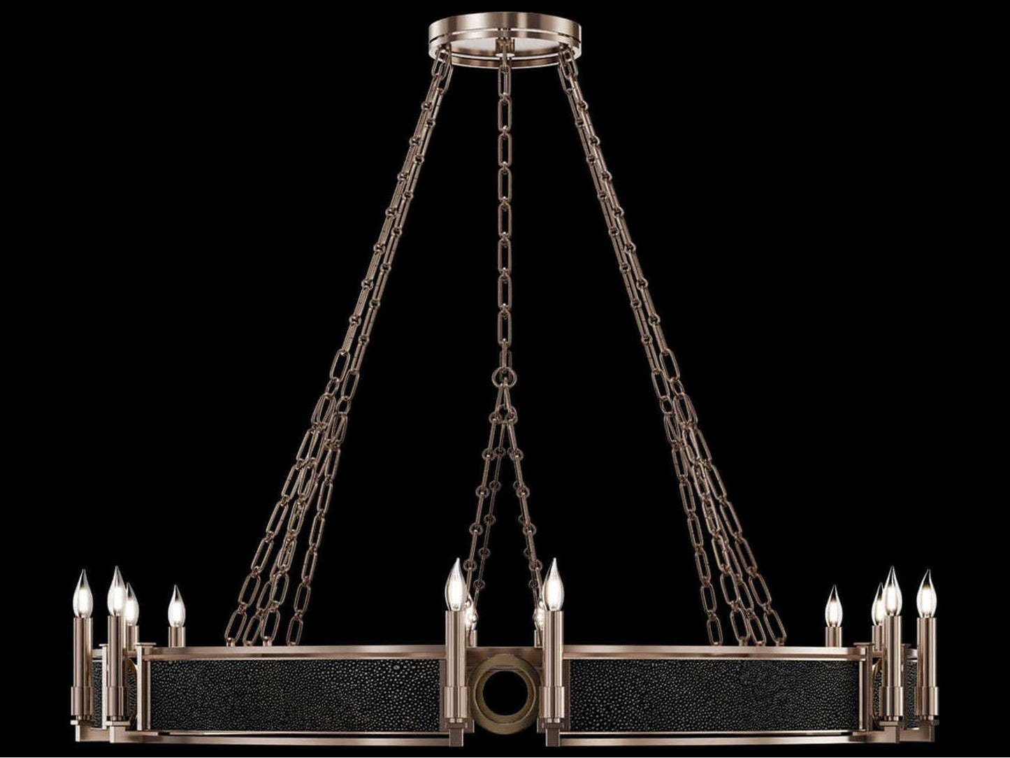 Fine Art Handcrafted Lighting Mirage 12-Light Traditional Candelabra Chandelier