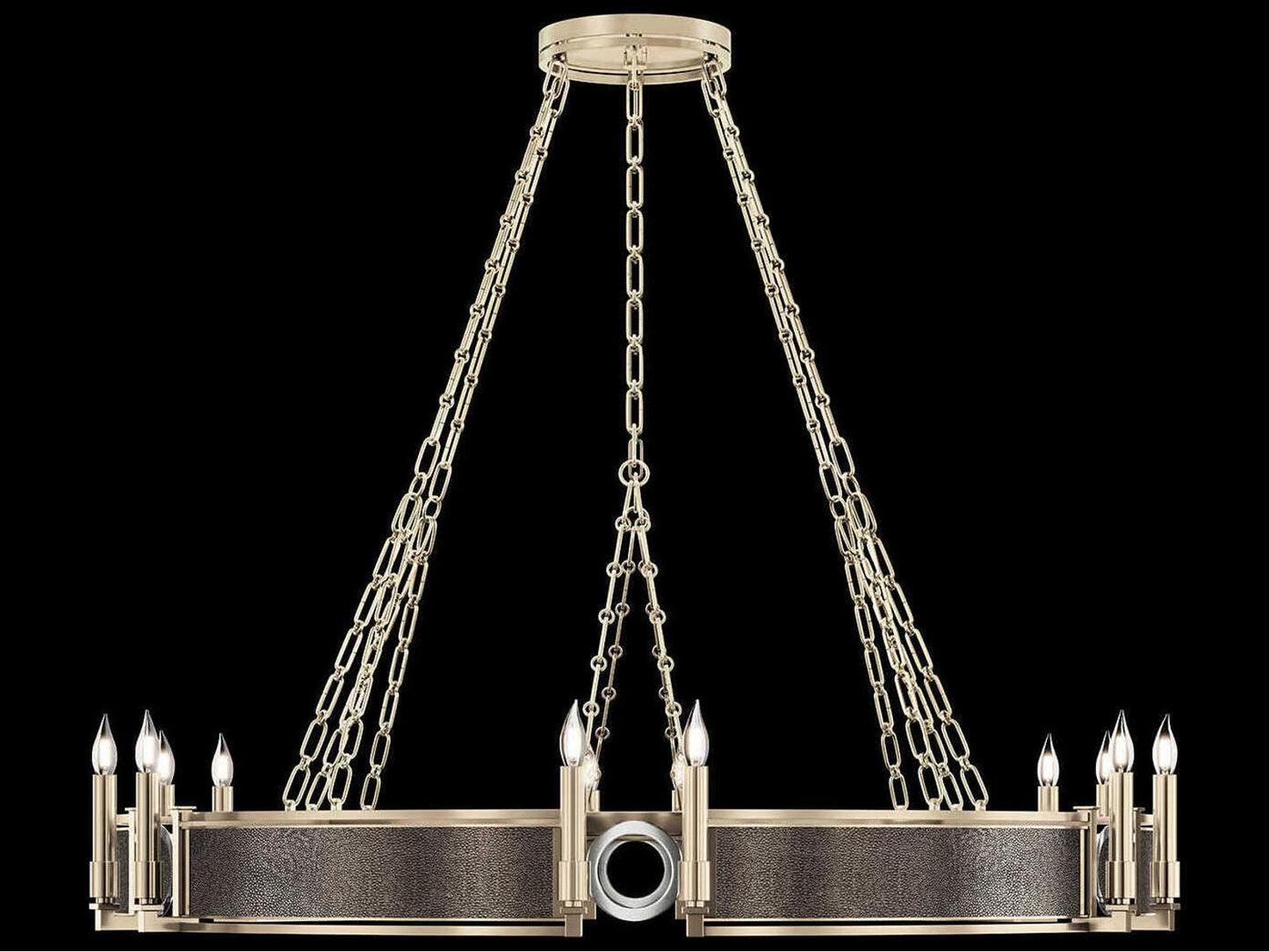 Fine Art Handcrafted Lighting Mirage 12-Light Traditional Candelabra Chandelier