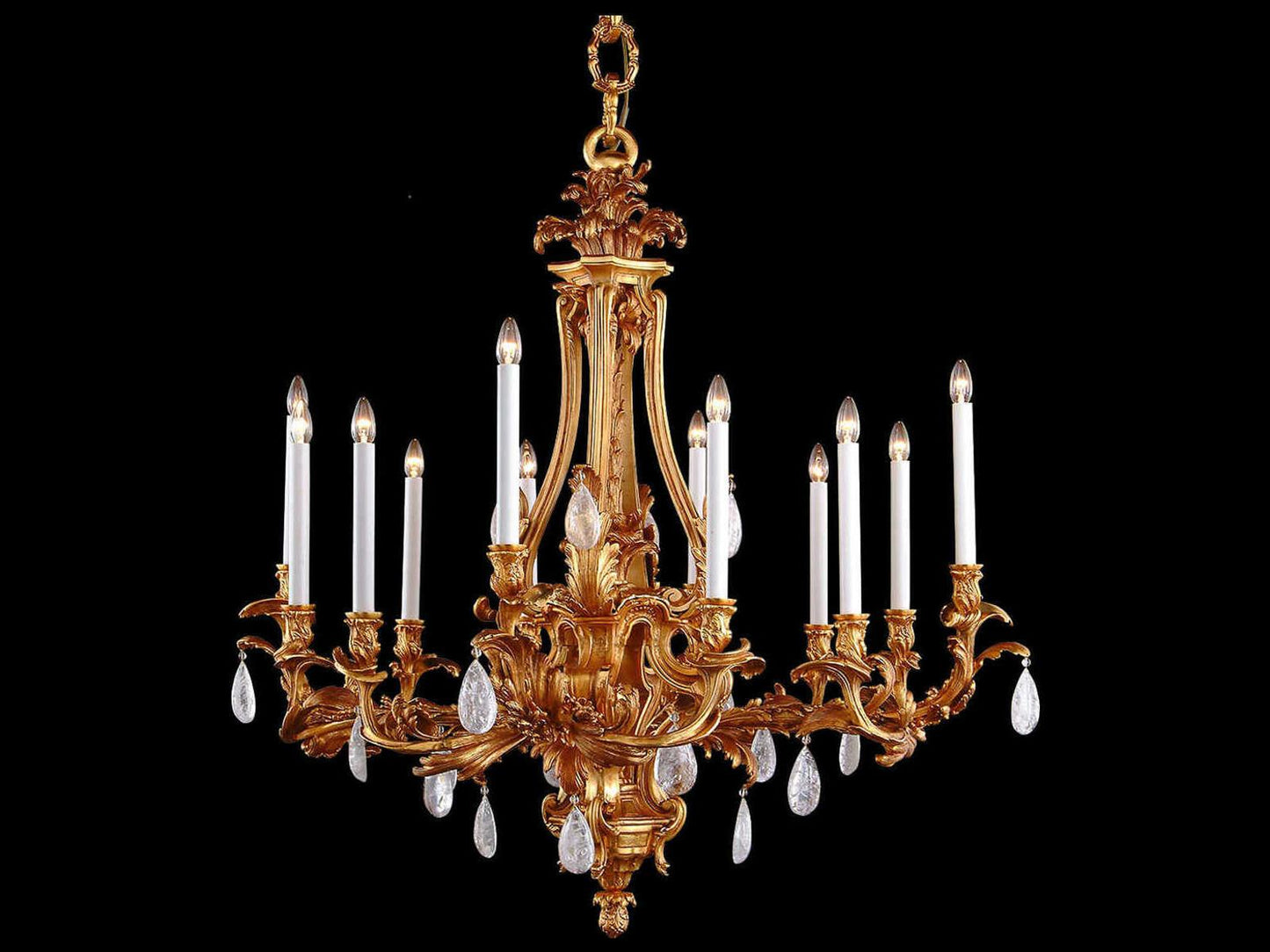 Fine Art Handcrafted Lighting 12-Light Mariner Luxury Chandelier French Gold Traditional Candelabra
