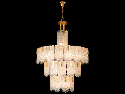Fine Art Handcrafted Lighting 24-Light Mariner Luxury Chandelier in Antique Gold Plated