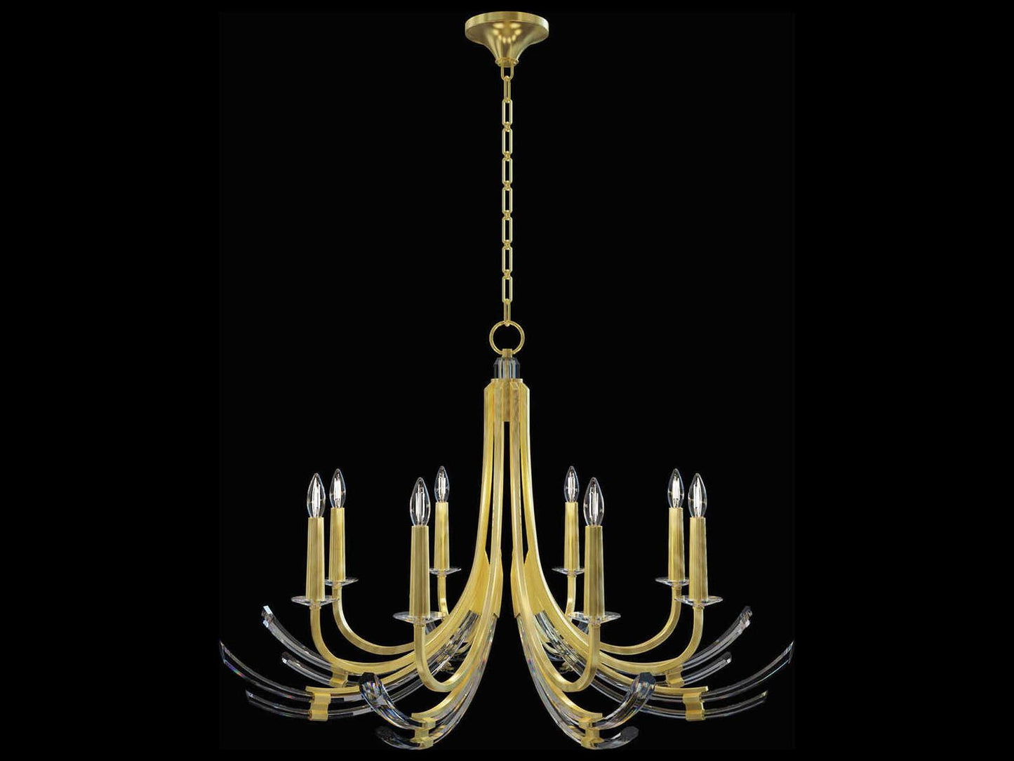 Fine Art Handcrafted Lighting Trevi 8-Light Candelabra Chandelier
