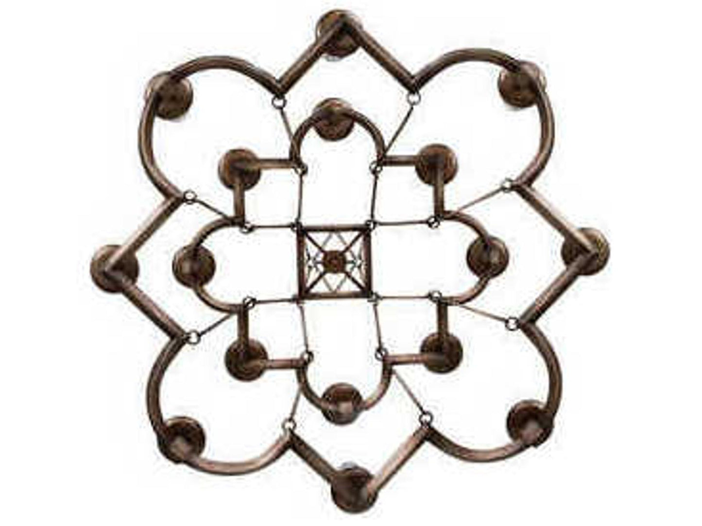 Fine Art Handcrafted Lighting Liaison 16-Light Bronze Candelabra Tiered Chandelier
