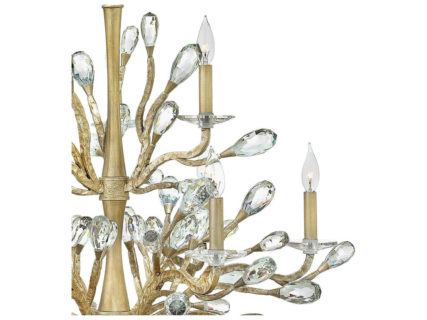 Fredrick Ramond Eve 9-Light Crystal Chandelier in Champagne Gold
