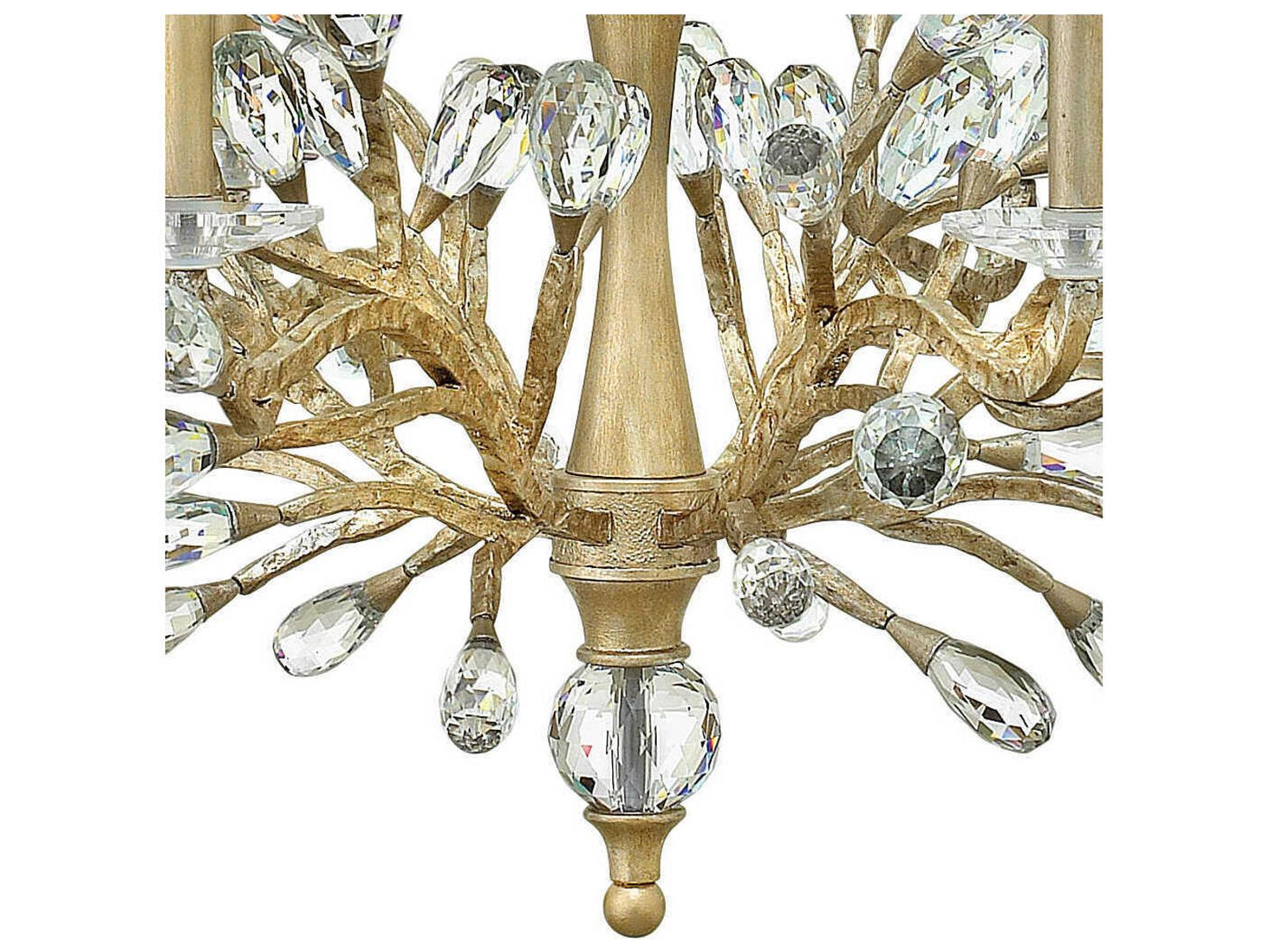 Fredrick Ramond Eve 9-Light Crystal Chandelier in Champagne Gold