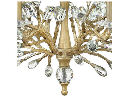 Fredrick Ramond Eve 9-Light Crystal Chandelier in Champagne Gold