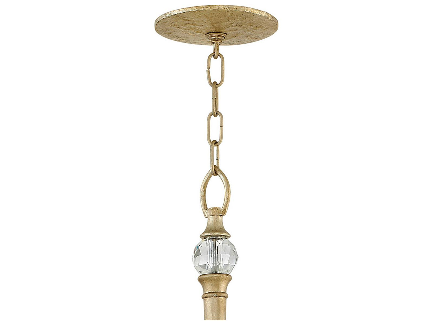 Fredrick Ramond 12-Light Eve Foyer Chandelier in Champagne Gold with Crystal
