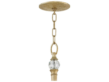 Fredrick Ramond 12-Light Eve Foyer Chandelier in Champagne Gold with Crystal