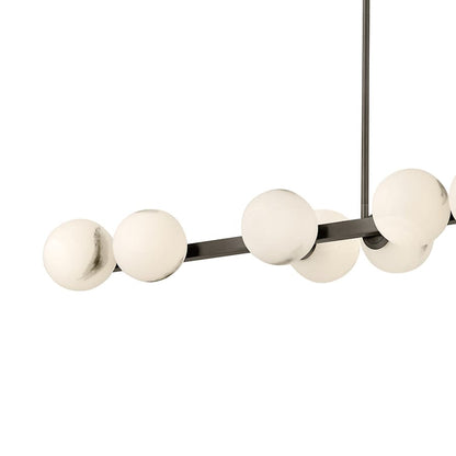 Fredrick Ramond Selene 14 Light 74" Wide Linear Chandelier