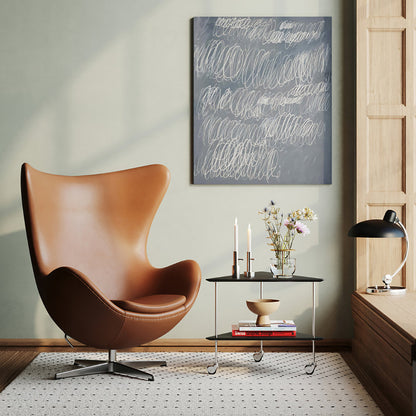 Egg Leather Swivel Chair