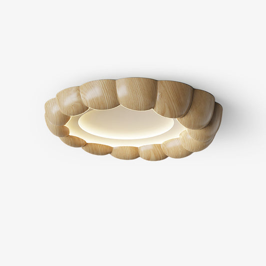 Faux Wood Ripple Ceiling Lamp Ceiling lamp