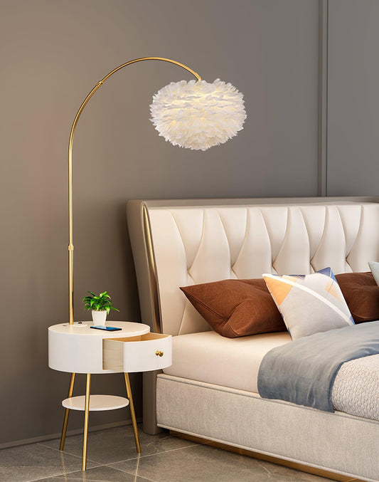 Feather Drawer Floor Lamp Floor lamp