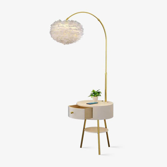 Feather Drawer Floor Lamp Floor lamp