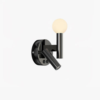 Fedde Wall Lamp Model A ∅ 4.7″ x H 9.6″ / Dia 12cm x H 24.5cm / Black & White / Warm Light Wall lamp