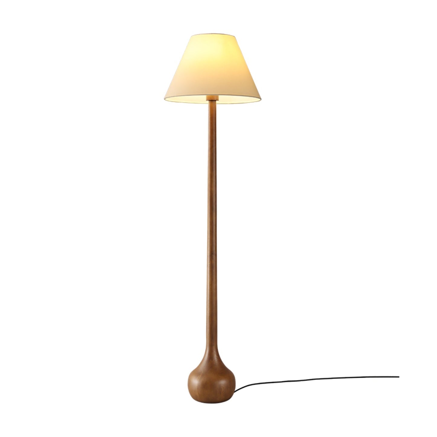 Final Strike Floor Lamp ∅ 15.7″ x H 59.4″ / Walnut Color / US Plug Floor lamp