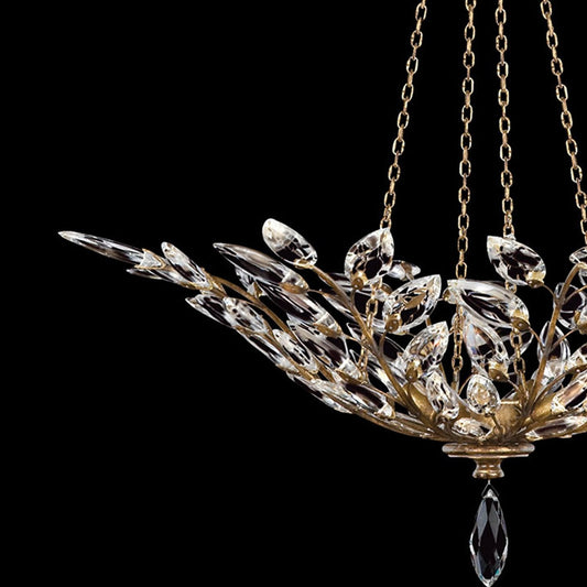 Fine Art Crystal Laurel 35" Round Pendant