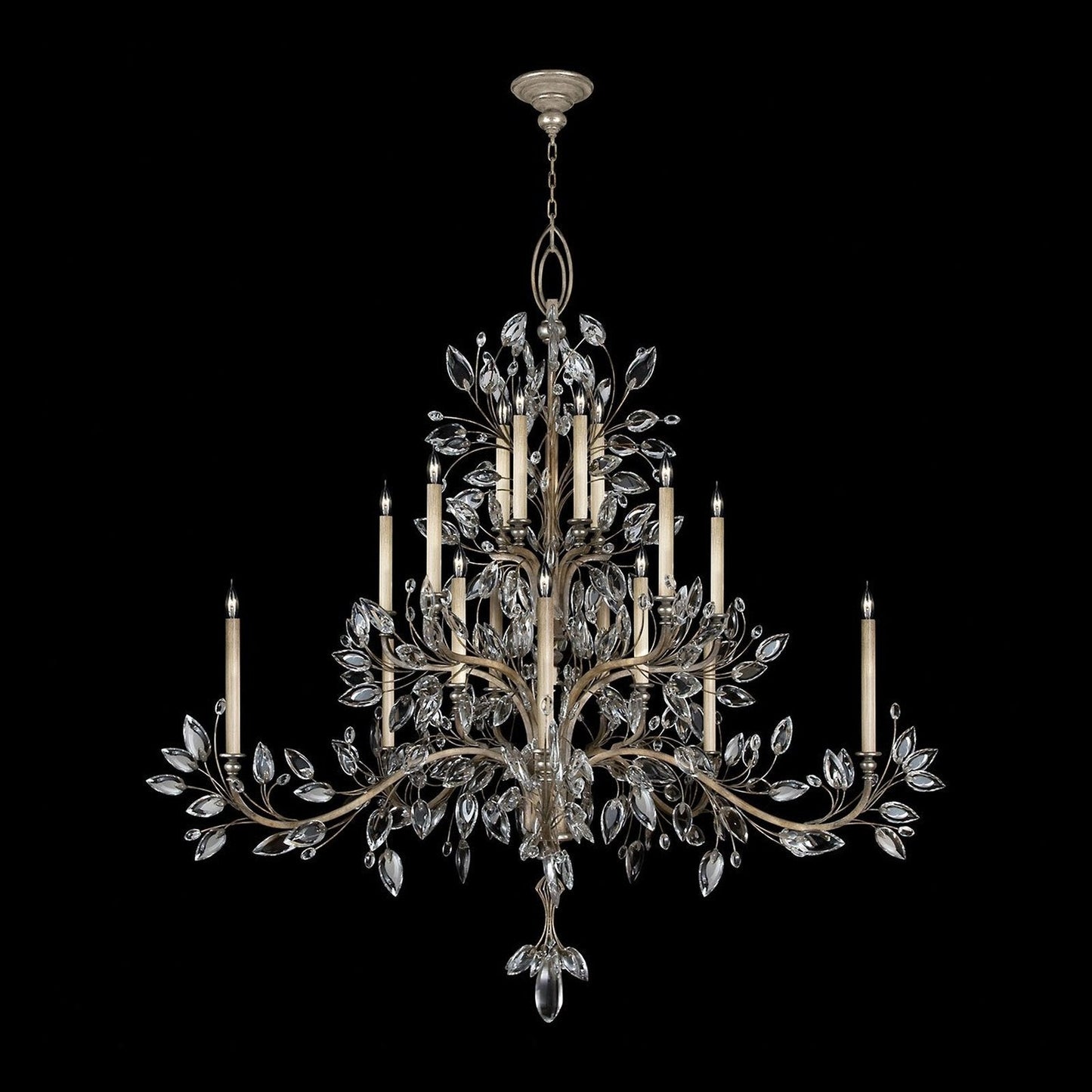 Fine Art Crystal Laurel 75" Round Chandelier
