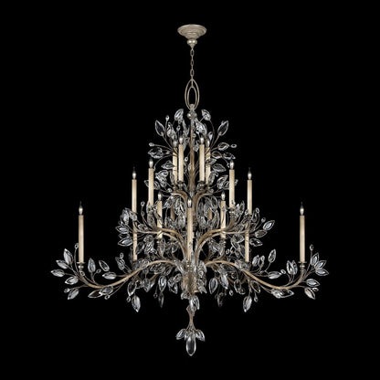 Fine Art Crystal Laurel 75" Round Chandelier