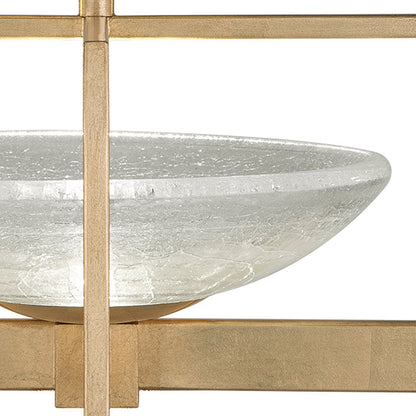 Fine Art Delphi 18" Square Semi Flush Mount