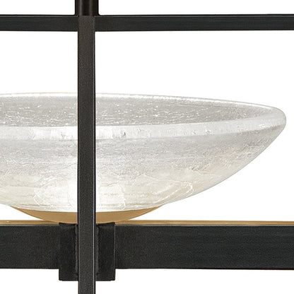 Fine Art Delphi 18" Square Semi Flush Mount