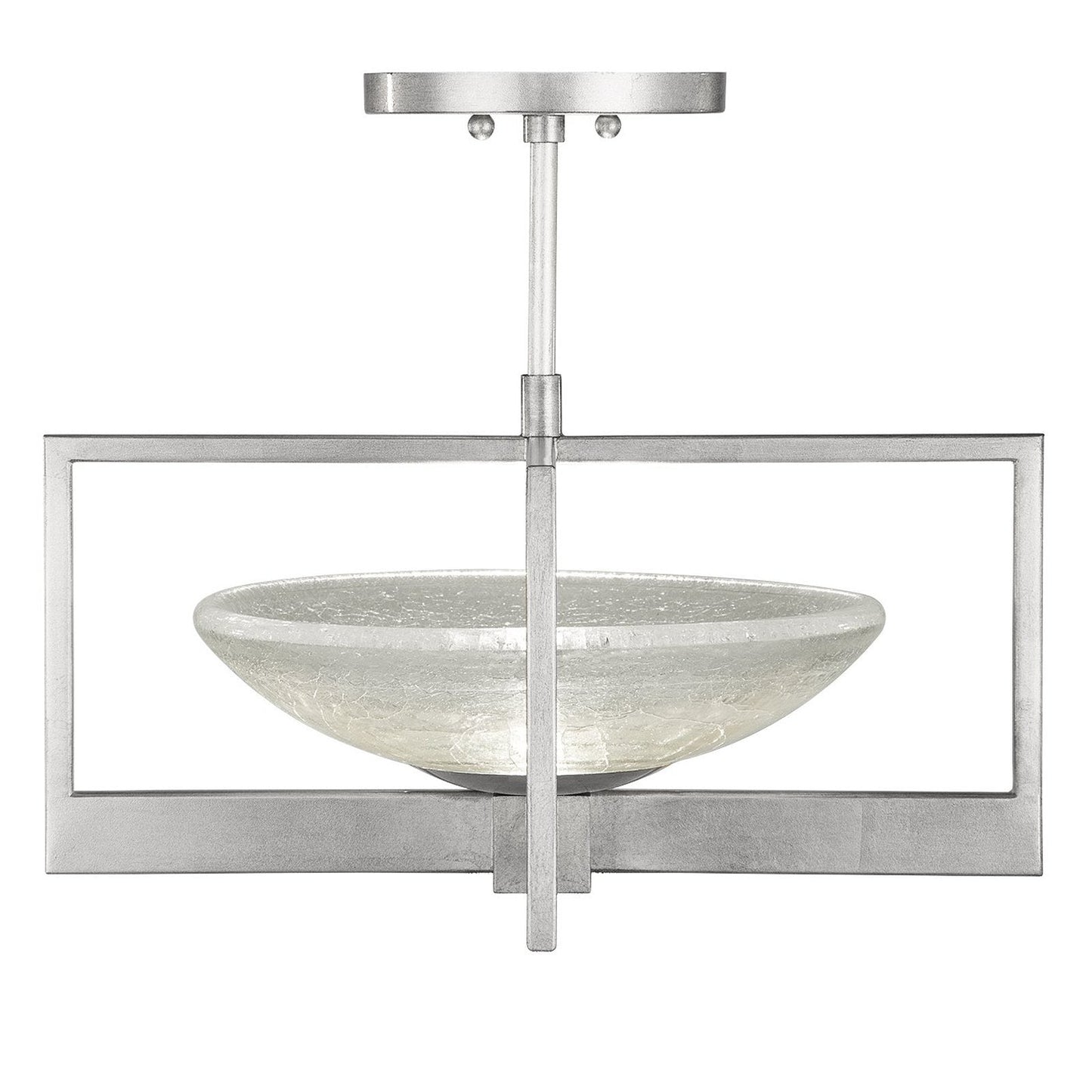 Fine Art Delphi 18" Square Semi Flush Mount