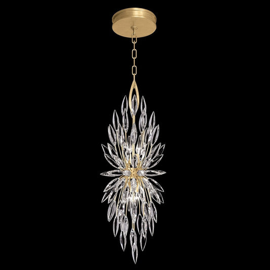 Fine Art Lily Buds 13" Round Pendant