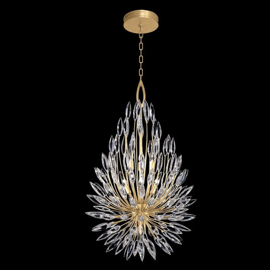 Fine Art Lily Buds 24" Round Pendant