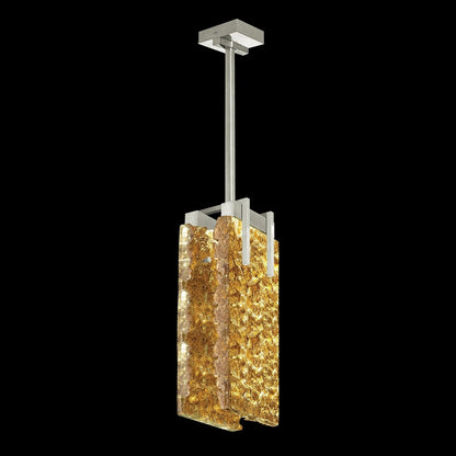 Fine Art Terra 7.75" Tall Rectangular Pendant