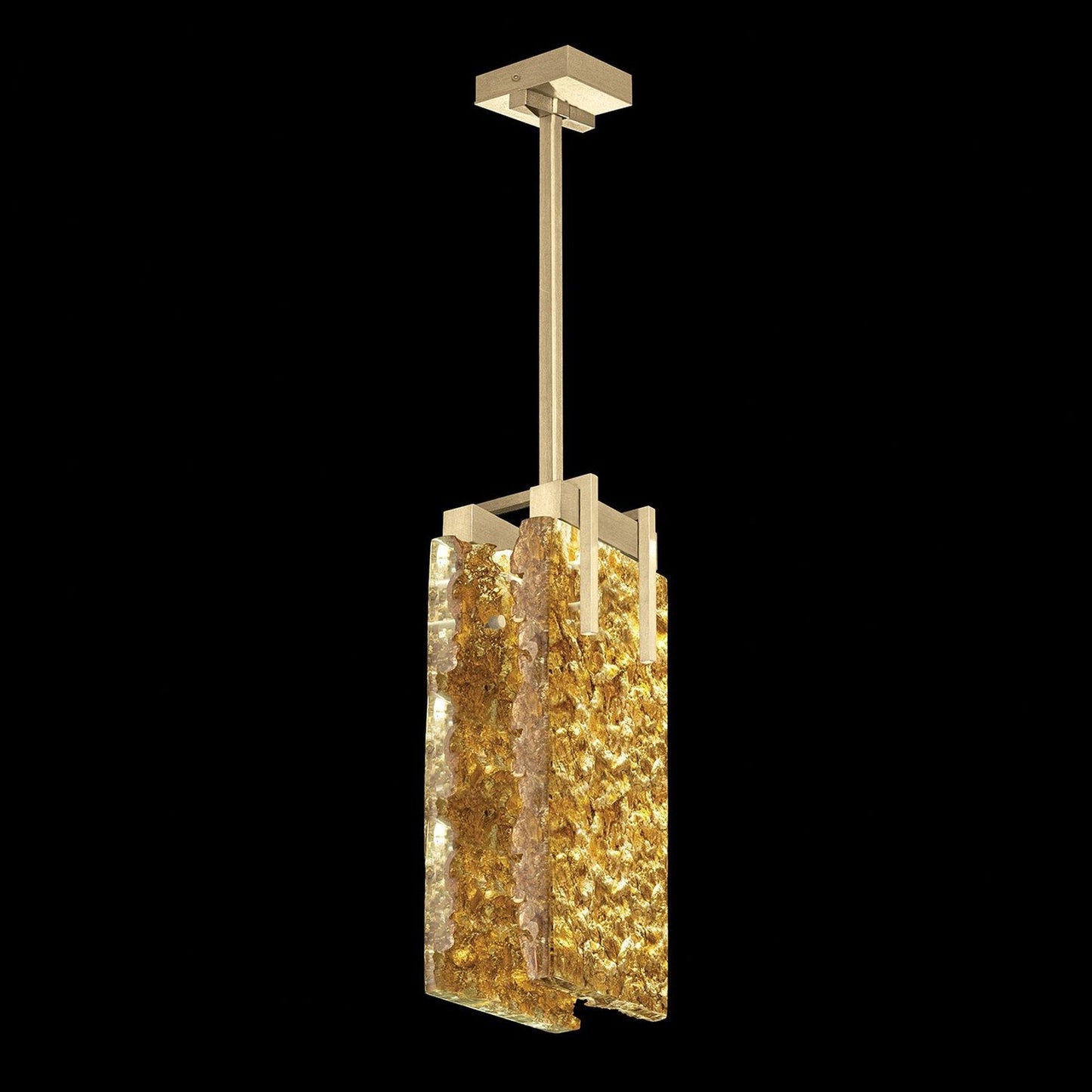 Fine Art Terra 7.75" Tall Rectangular Pendant